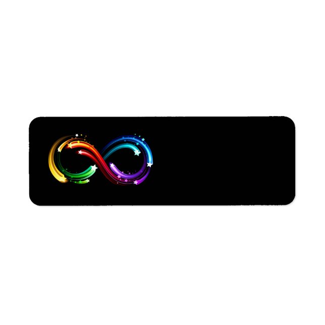 Infinity symbol of rainbow comets (Front)