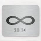 Infinity Symbol On Faux Metal Texture by STaylor