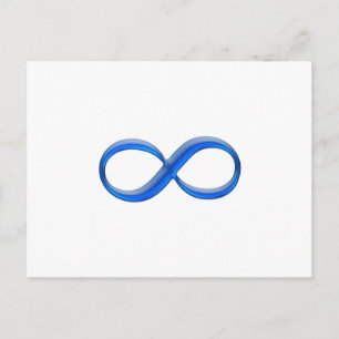 Infinity Symbol Postcard