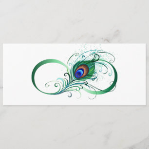 Infinity Symbol with Peacock Feather Programme