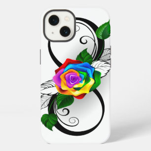 Infinity Symbol with Rainbow Rose iPhone 13 Case