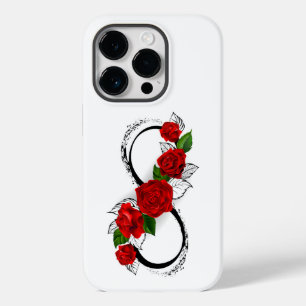 Infinity Symbol with Red Roses Case-Mate iPhone 14 Pro Case