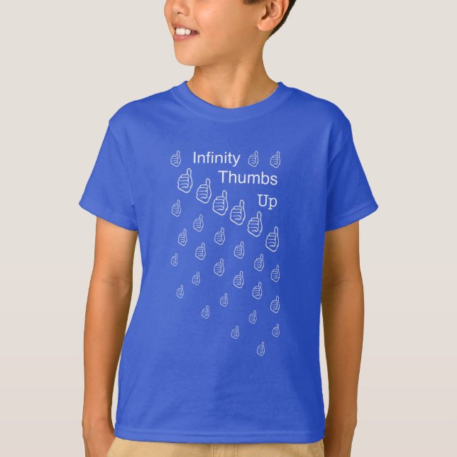 Infinity Thumbs Up T-Shirt (Front)