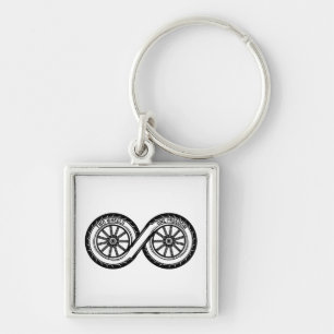 Infinity Two Wheels Freedom Key Ring
