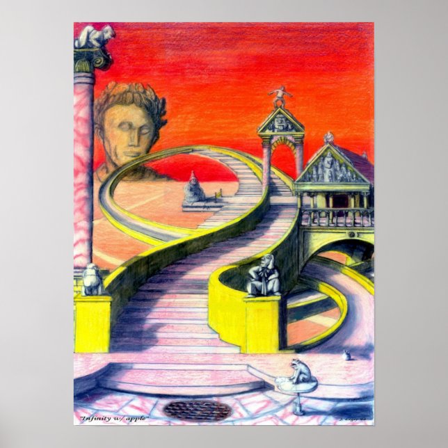 Infinity w/ apple - Poster (Front)