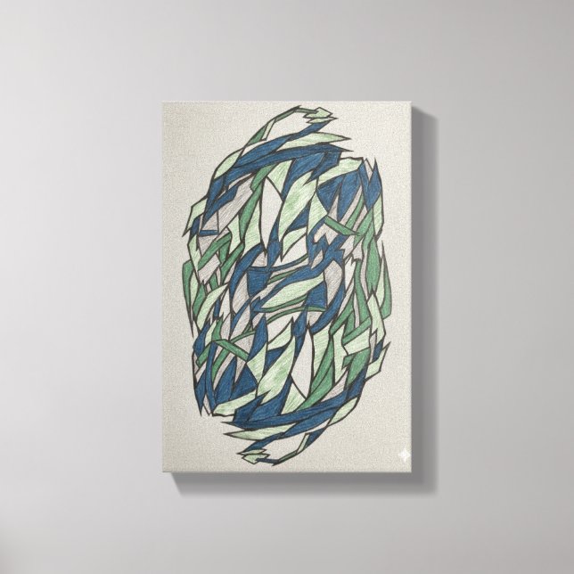 Infinity Web Canvas Print (Front)