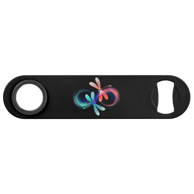 Infinity with glowing dragonflies (Front (Horizontal))