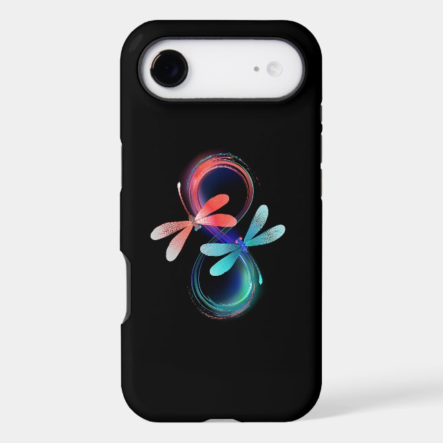 Infinity with glowing dragonflies (Back)