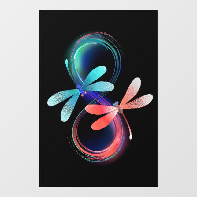 Infinity with glowing dragonflies (Sheet)