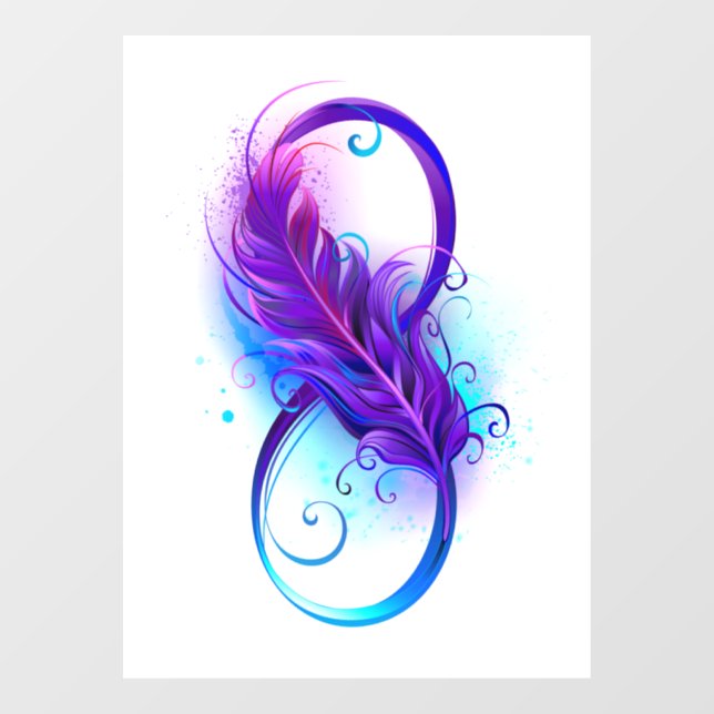 Infinity with Purple Feather (Sheet)