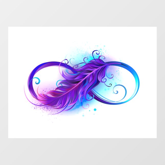 Infinity with Purple Feather (Sheet)