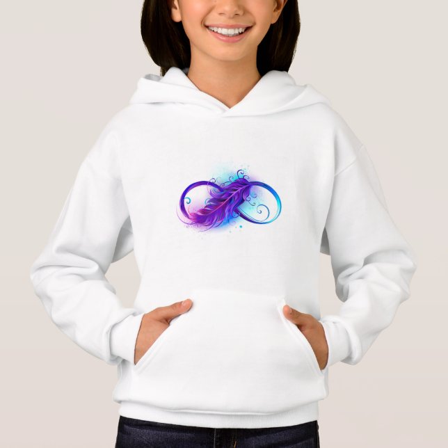 Infinity with Purple Feather (Front)