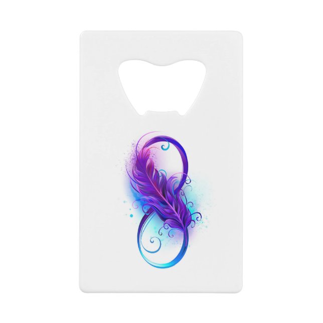 Infinity with Purple Feather (Front)