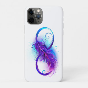 Infinity with Purple Feather Case-Mate iPhone Case