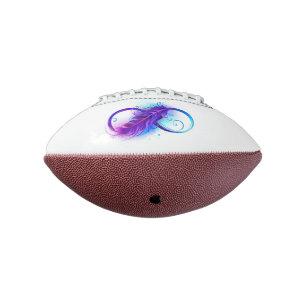 Infinity with Purple Feather Football