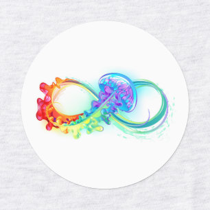 Infinity with Rainbow Jellyfish