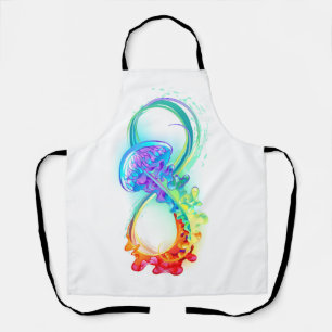 Infinity with Rainbow Jellyfish Apron