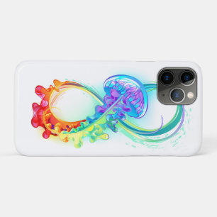 Infinity with Rainbow Jellyfish Case-Mate iPhone Case