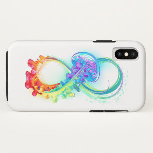 Infinity with Rainbow Jellyfish Case-Mate iPhone Case