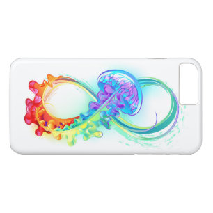 Infinity with Rainbow Jellyfish Case-Mate iPhone Case