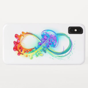 Infinity with Rainbow Jellyfish Case-Mate iPhone Case