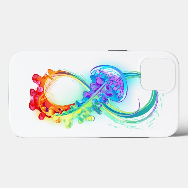 Infinity with Rainbow Jellyfish Case-Mate iPhone Case (Back (Horizontal))