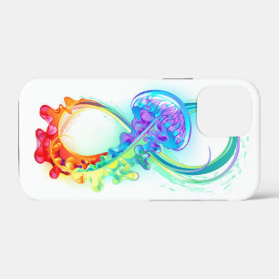 Infinity with Rainbow Jellyfish iPhone 12 Mini Case