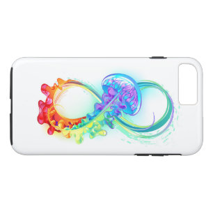 Infinity with Rainbow Jellyfish Case-Mate iPhone Case