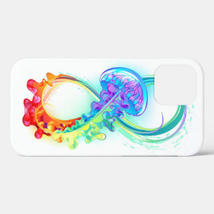 Infinity with Rainbow Jellyfish iPhone 12 Pro Case