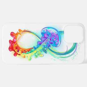 Infinity with Rainbow Jellyfish iPhone 12 Pro Max Case