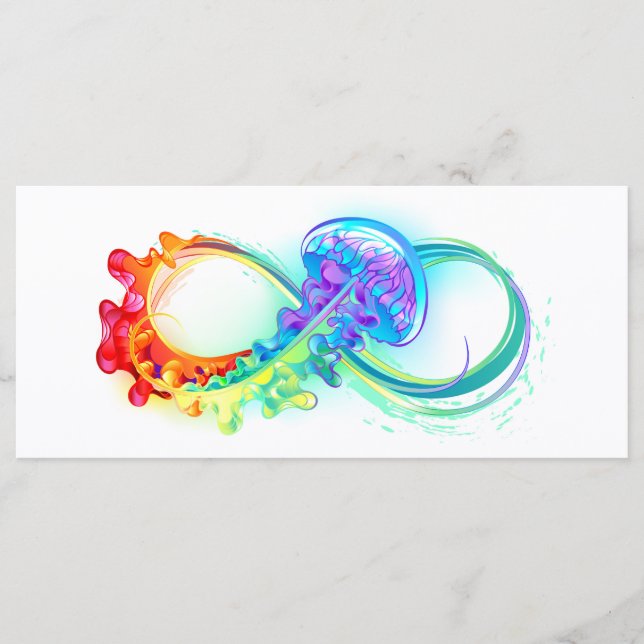 Infinity with Rainbow Jellyfish Menu (Front)