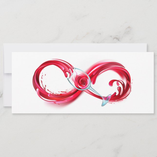 Infinity with Red Wine (Front)