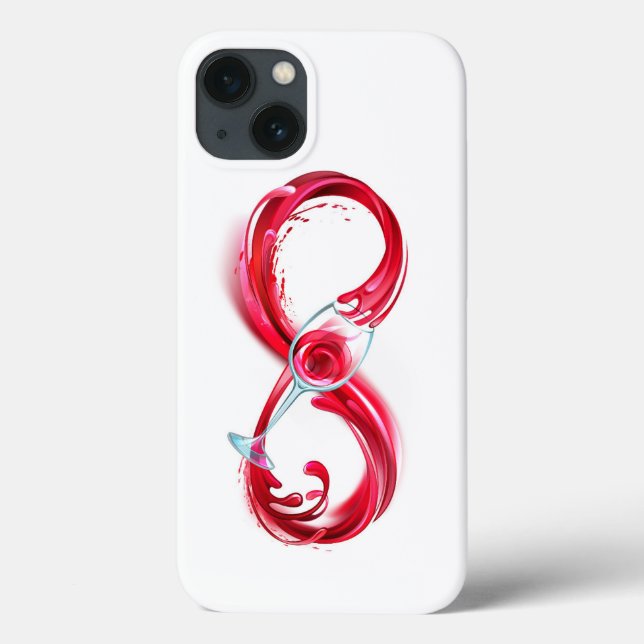 Infinity with Red Wine Case-Mate iPhone Case (Back)