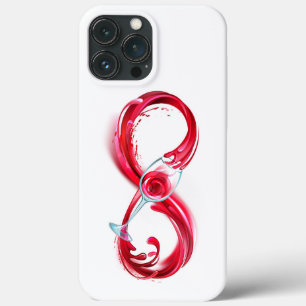 Infinity with Red Wine iPhone 13 Pro Max Case