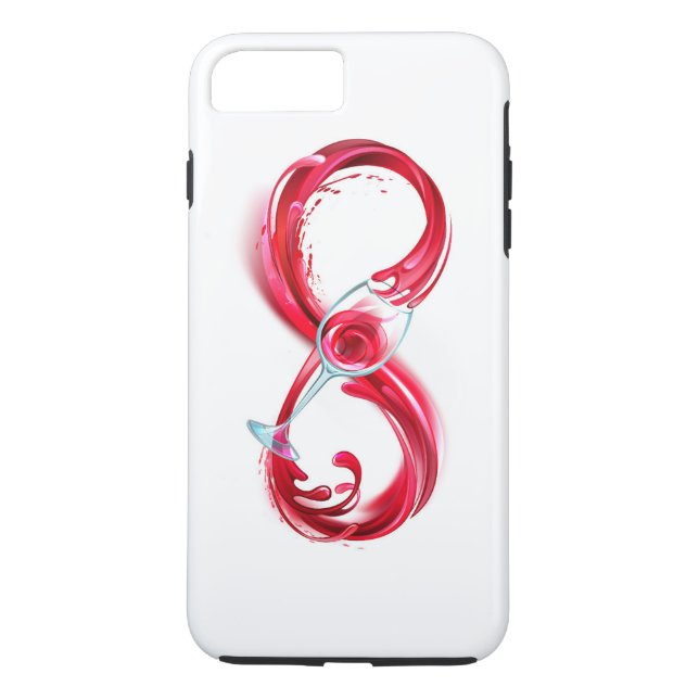 Infinity with Red Wine Case-Mate iPhone Case (Back)