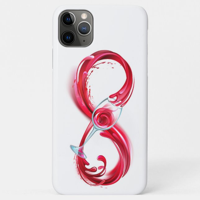 Infinity with Red Wine Case-Mate iPhone Case (Back)
