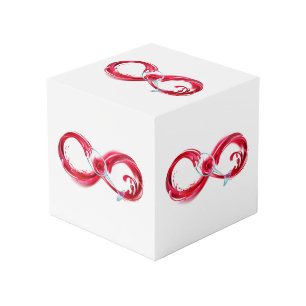 Infinity with Red Wine Cube