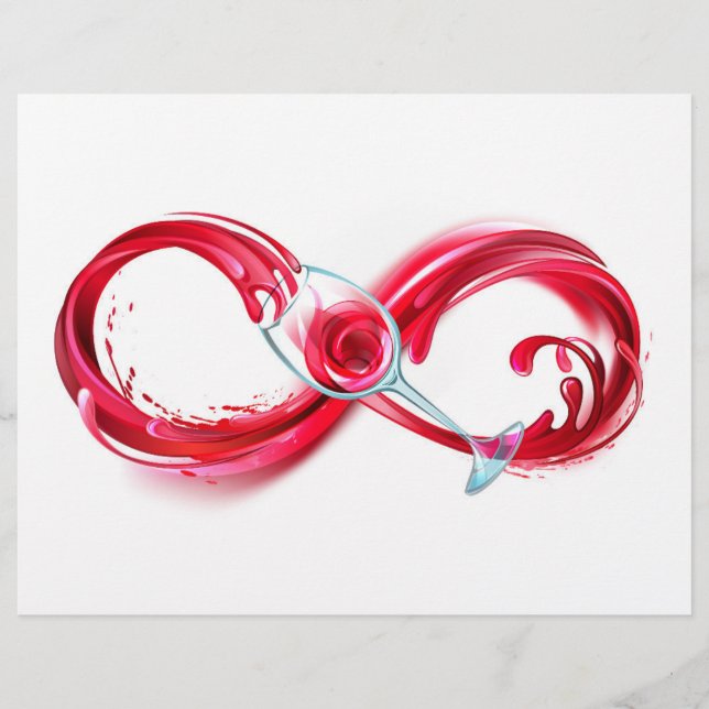 Infinity with Red Wine Custom Letterhead (Front)
