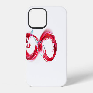 Infinity with Red Wine iPhone 12 Case