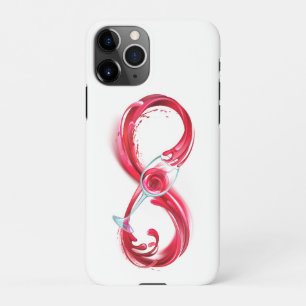 Infinity with Red Wine iPhone 11Pro Case