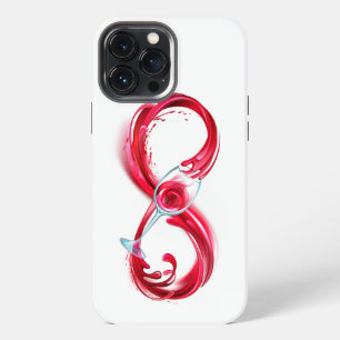 Infinity with Red Wine iPhone 13 Pro Max Case
