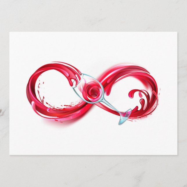 Infinity with Red Wine Menu (Front)