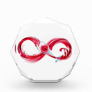 Infinity with Red Wine Photo Block
