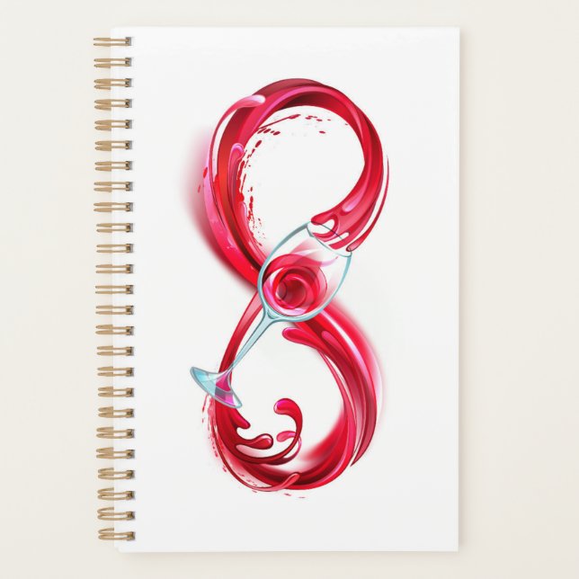 Infinity with Red Wine Planner (Front)