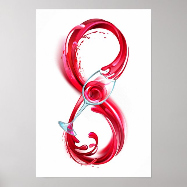Infinity with Red Wine Poster (Front)