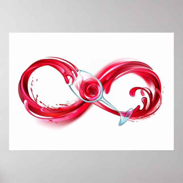 Infinity with Red Wine Poster (Front)