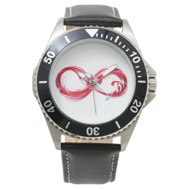 Infinity with Red Wine Watch (Front)