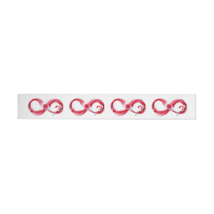 Infinity with Red Wine Wrap Around Label