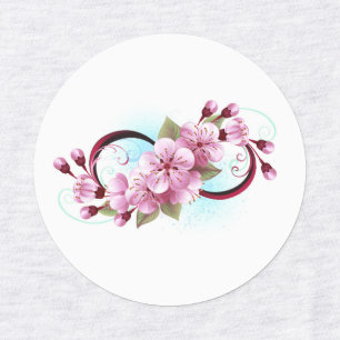 Infinity with Sakura Blossom Flowers