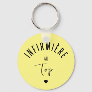 Infirmiere au top key ring